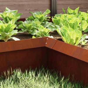 vidaXL Schneckenzaun 4 Stk Rostig 10 x 10 x 25 cm Wetterfeststahl 874878