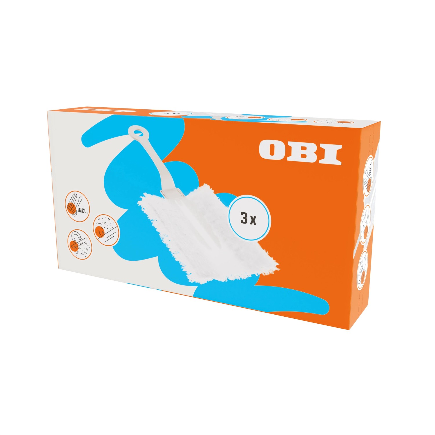 OBI Staubwedel-Set inkl. 3 Einweg-Ersatzbezügen