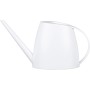 Weiße Scheurich Gießkanne Lilly, 1,5 l, matt. Moderne Gießkanne für Zimmer- und Gartenpflanzen.