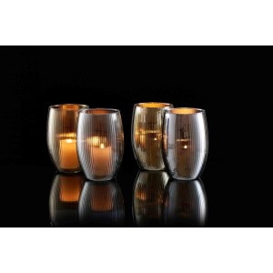 Ritzenhoff & Breker Elysia Windlicht 20 cm 4er Set Gold