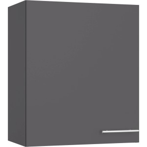 Optifit Ingvar420 Küchen-Hängeschrank, 60cm, Anthrazit Matt mit Griff.