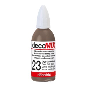 Decomix Universal Abtönkonzentrat Oxyd-Dunkelbraun, 20ml Flasche.