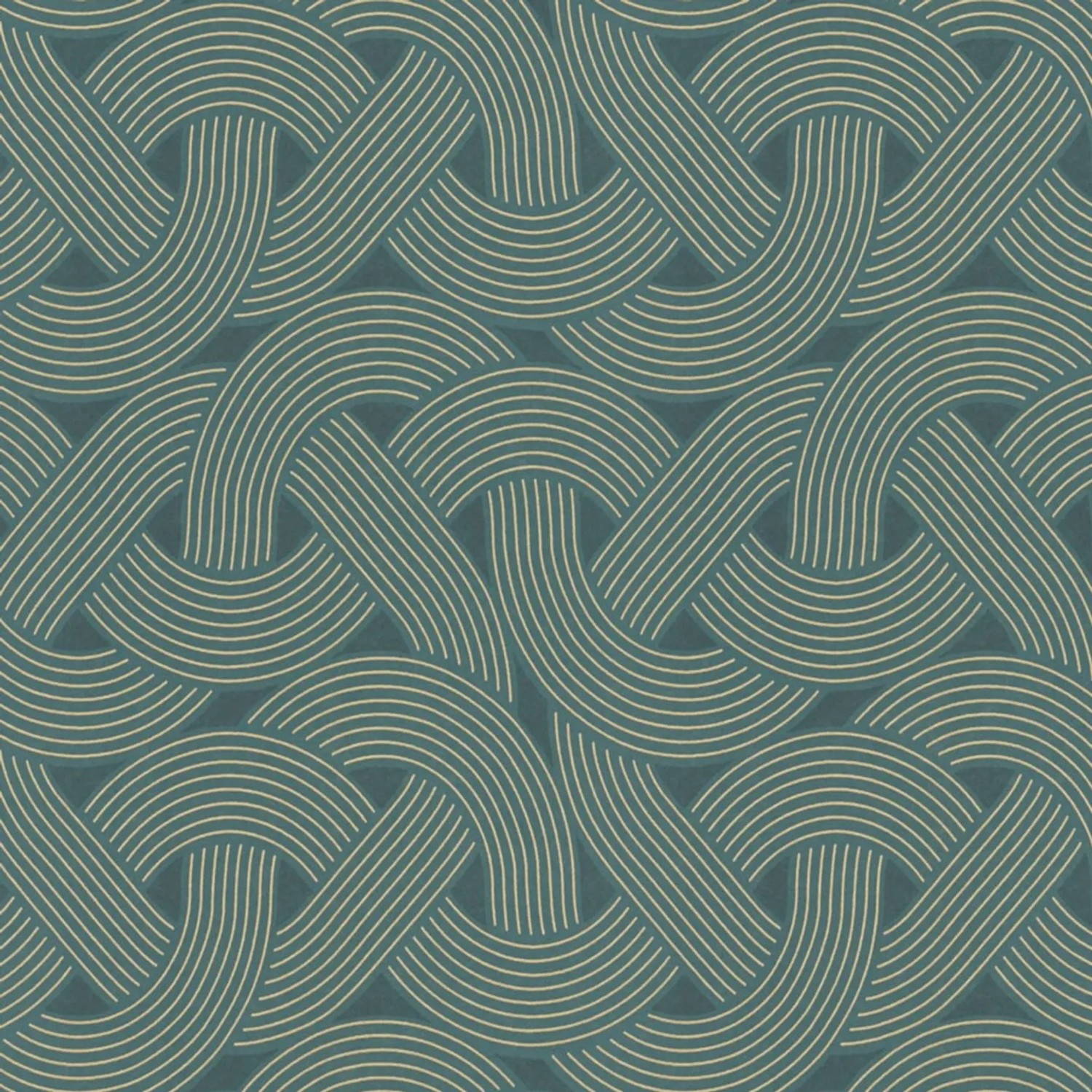 Tadessi Tapete Art Deco M1-No.4448 Vliestapete in Grün