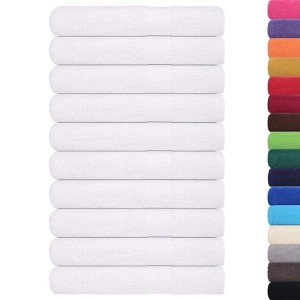vidaXL Saunatücher 25 Stk Weiß 80x200 cm 360 g/m² 100% Baumwolle 136664
