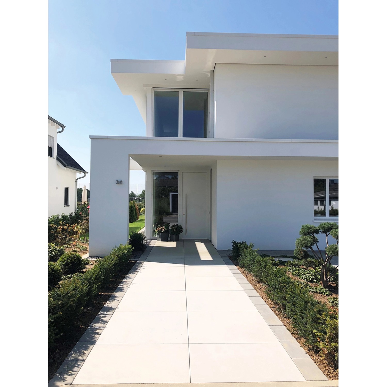 Diephaus Terrassenplatte Emlan Sichtbeton Grau 100 x 100 x 5 cm