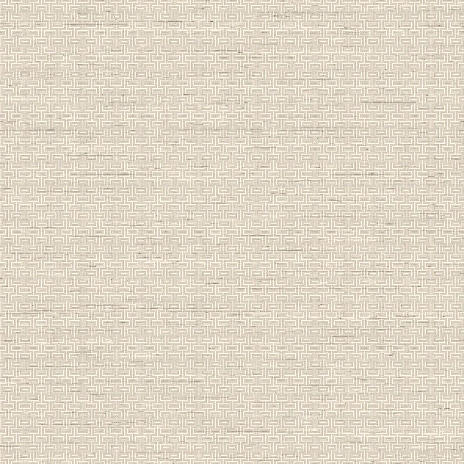 PROFHOME Gr322502-Di Struktur Tapete Geometrisch Creme Beige Seiden-Grau 0,53 m x 10,05 m  5,33 m2