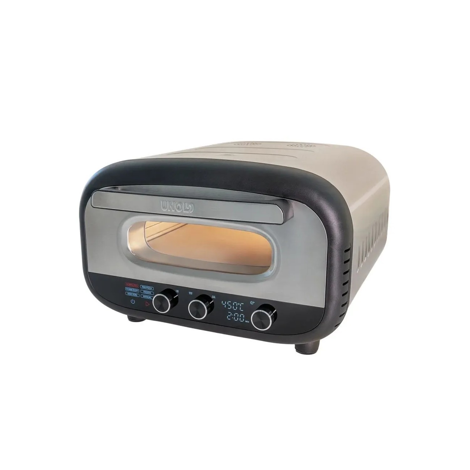 Westfalia Pizzaofen Alfredo Metall Silber