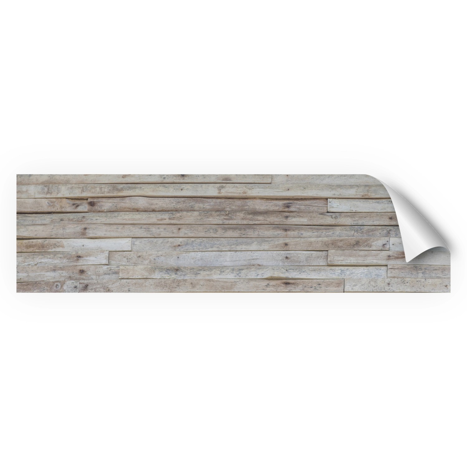 Myspotti Küchenrückwandfolie Wood Planks Selbstklebend 220 cm x 60 cm