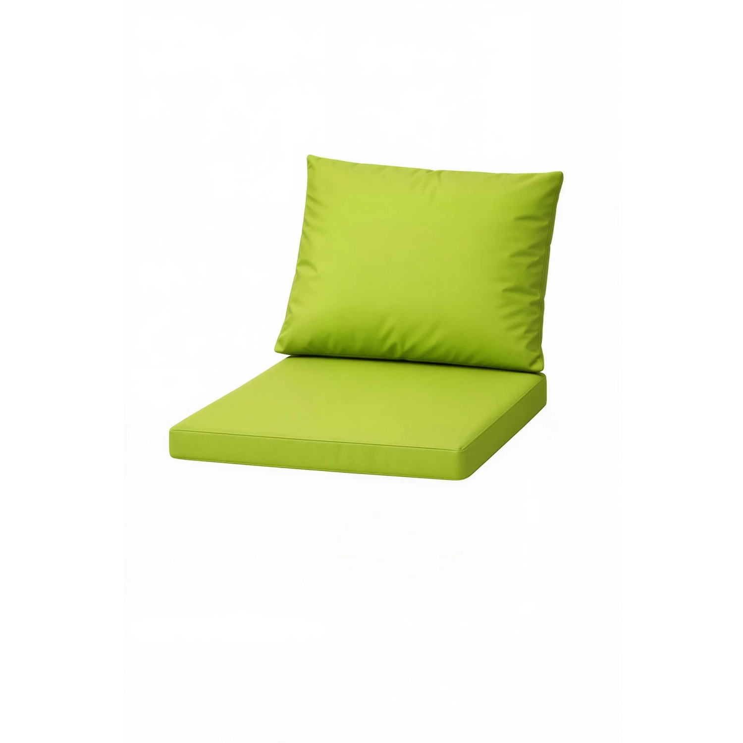 Setgarden Mix 6er Set Sitzkissen Für Polyrattan Sessel 50x52x7 Sitz + 50x56 cm Rückenlehne 1tlg Lemon