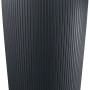 Schiefergraues Lechuza Cilindro Color Pflanzgefäß, Ø 32 cm, 56 cm hoch, mit Bewässerungssystem.