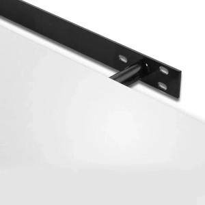 Detailaufnahme Wandboard Stockholm Beige Matt mit verdeckter Halterung.