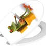 Wenko WC-Sitz Frog News mit Frosch-Motiv und Absenkautomatik.