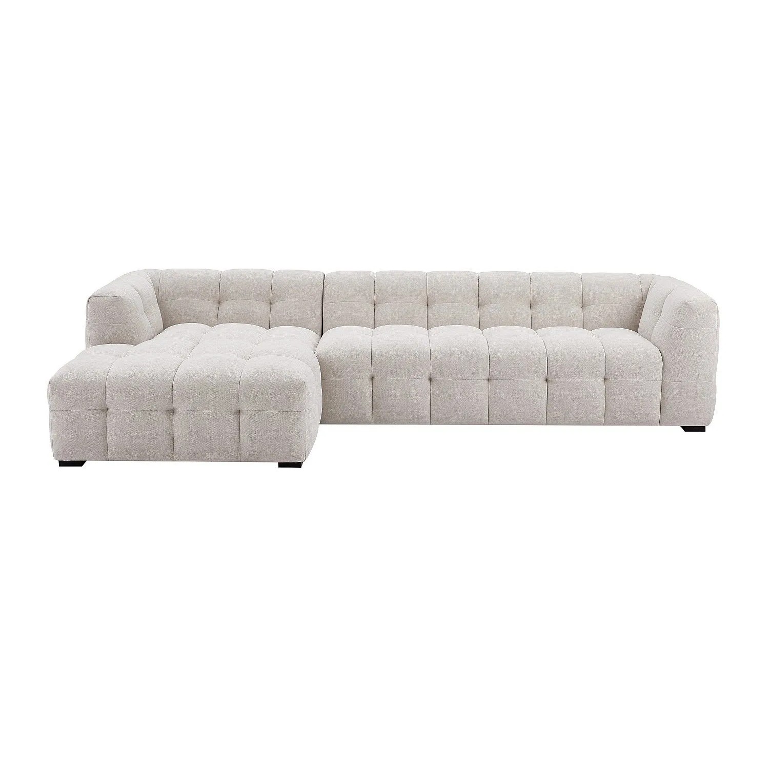 Vente-unique Sofa Ohne Schlafmöglichkeit Dilome Beige 314 cm