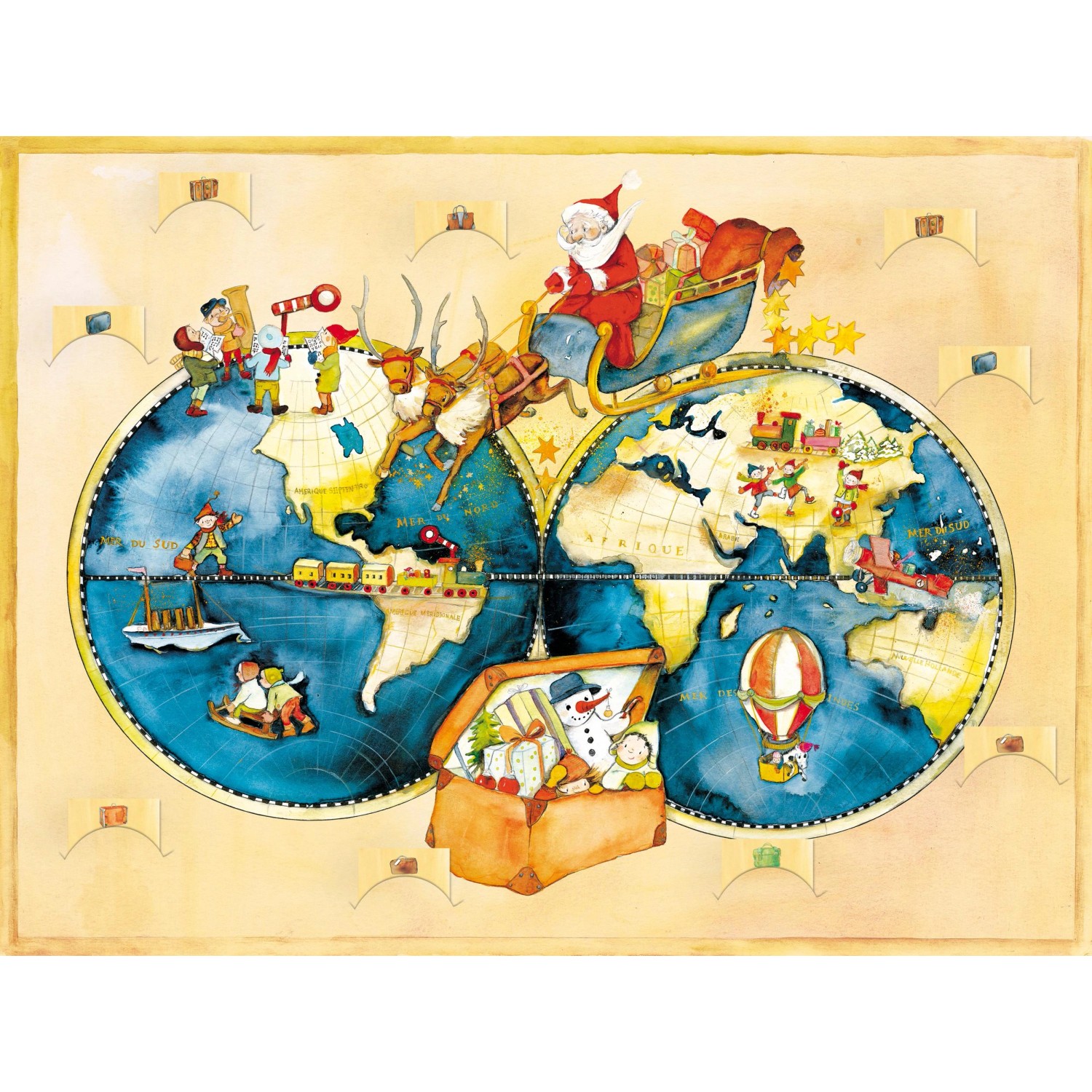 Adventskalender -Reise um die Welt-