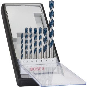 Bosch Betonbohrer-Set CYL-5 PRO, 7-teilig im Koffer. Betonbohrer mit verschiedenen Durchmessern.