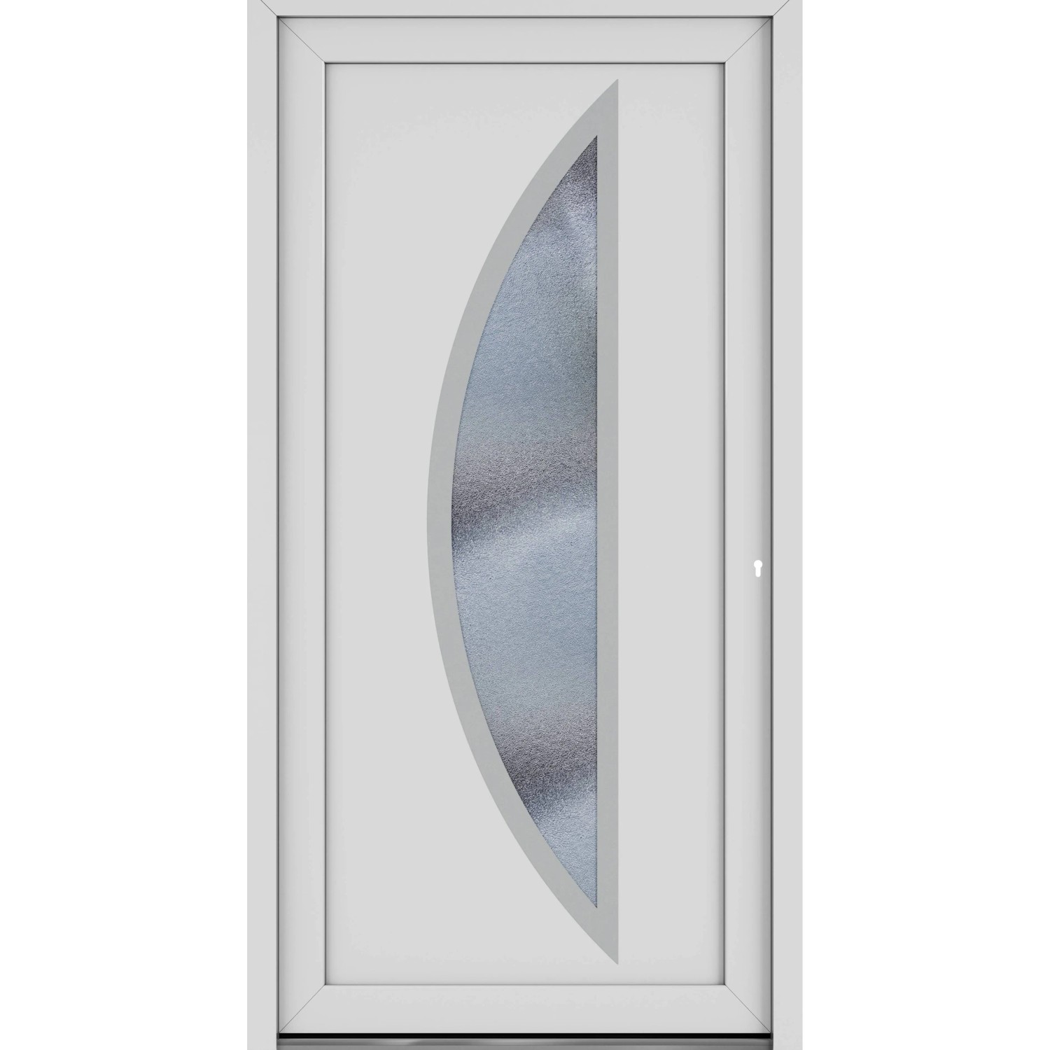 Roro Haustür OKE 1104 Kunststoff Weiß 100 cm x 200 cm DIN R