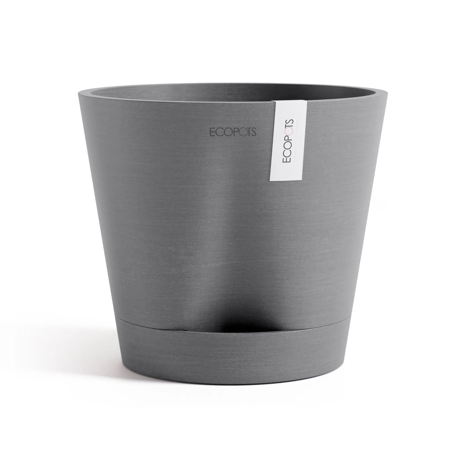 Ecopots Pflanztopf Venice 2 Grau 20 cm x 17,5 cm günstig online kaufen