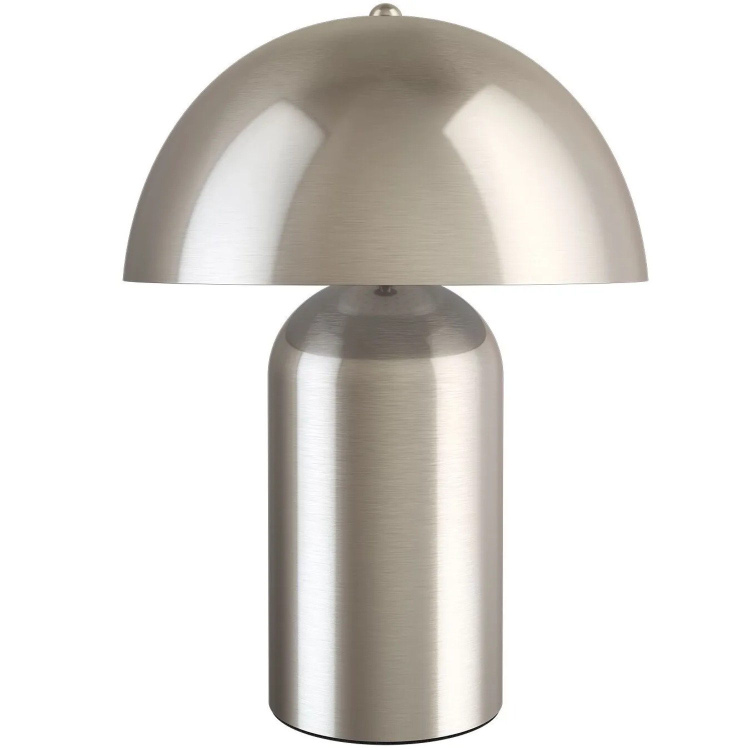 Tectake Akku Tischlampe Kade Retro Pilzdesign Im 70Er Jahre Stil  Indirektes Licht Beschichteter Stahl  3 Helligkeitsstufen  5 W  25 x 25 x 34 cm Nick