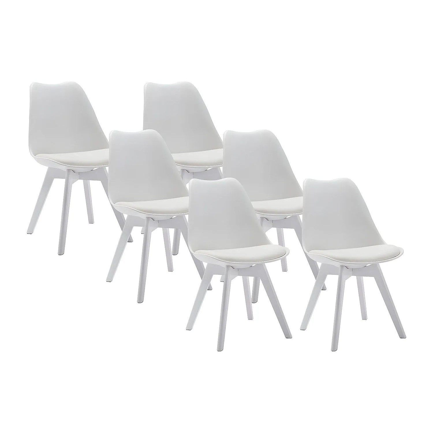 Vente-unique Stuhl Jody Weiß 49 cm
