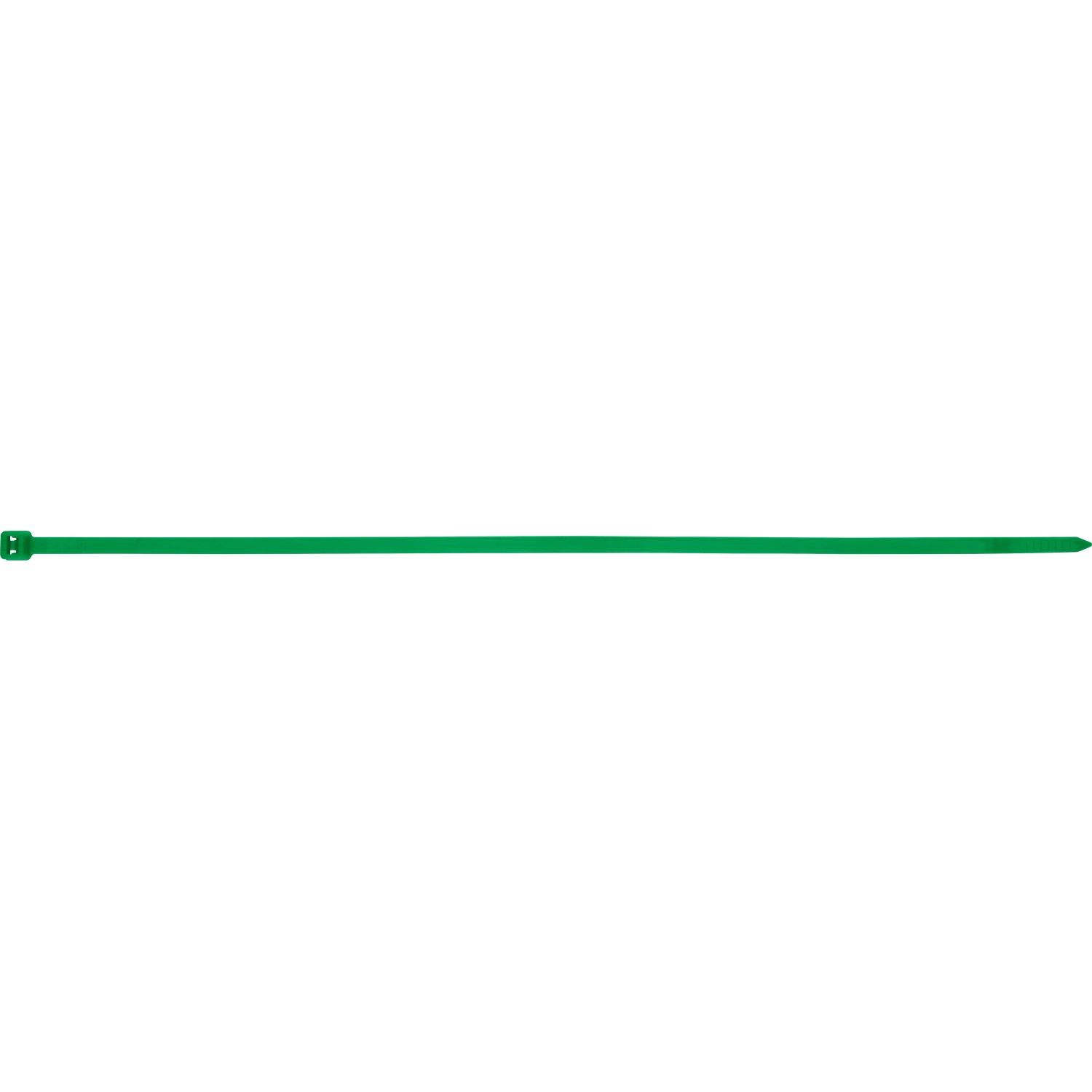 Grüner Kabelbinder, 300 mm x 4,2 mm, aus Nylon.