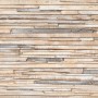 Fototapete Whitewashed Wood: Wandbild mit hellem, gealtertem Holz-Look für Wohnräume.