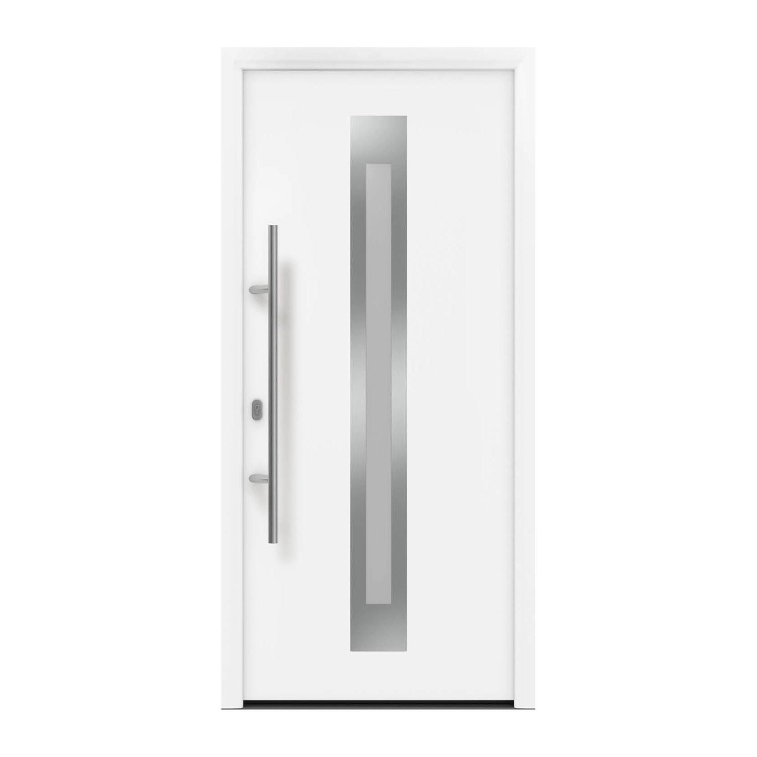 EcoStar Haustür Isopro IP 770S Verkehrsweiß 110 cm x 210 cm DIN L günstig online kaufen