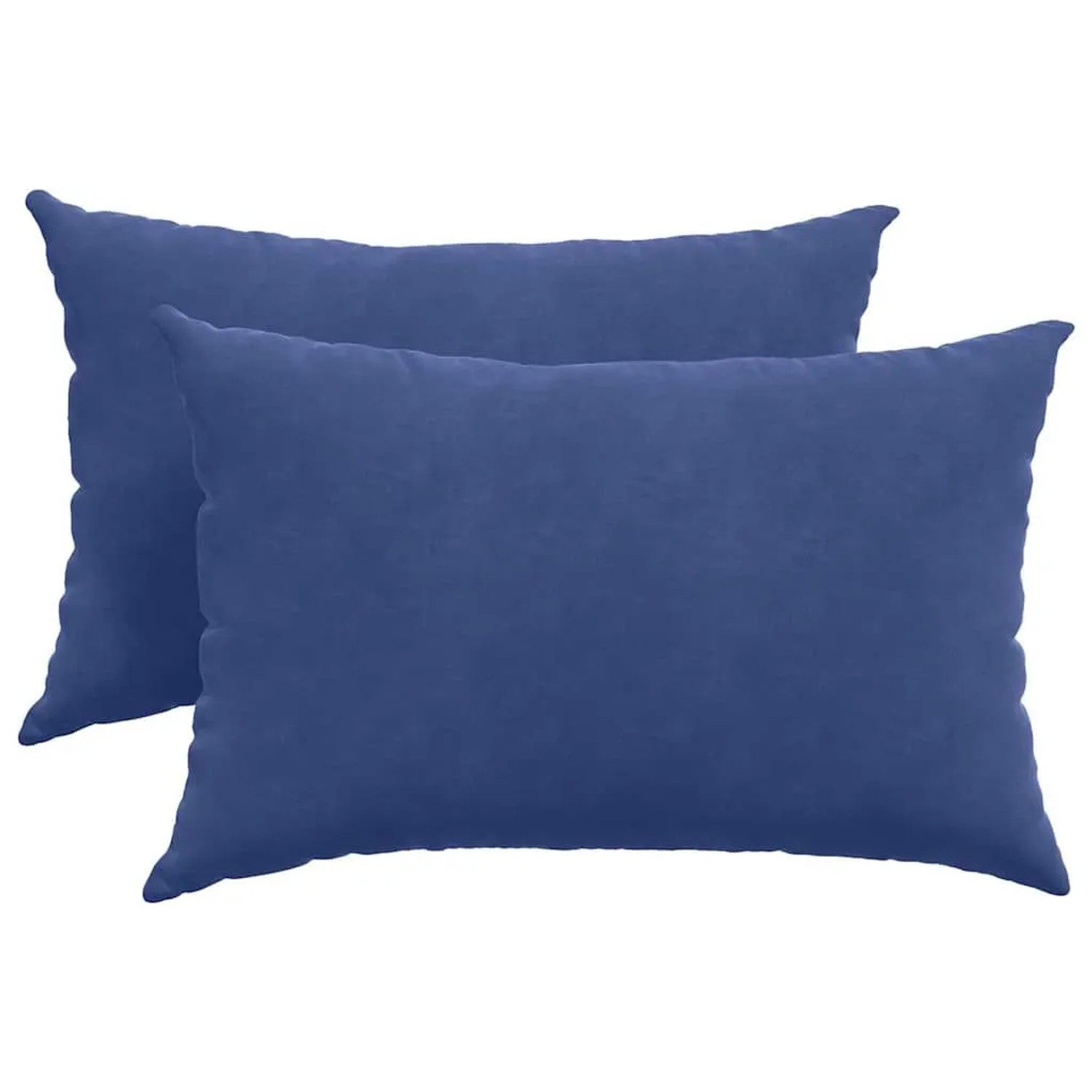 vidaXL Sofakissen 2 Stück Polizeiblau 60 x 40 cm Cordstoff 42013681