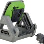 LUX Akku-Arbeitsleuchte 1PowerSystem A-AL-20 Solo mit Netzteil und grau-grünem Gehäuse.