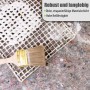 Robustes Malervlies mit rutschfester Unterseite und Pinsel. Schützt Böden zuverlässig vor Farbe und Flecken.