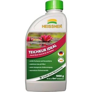 Heissner Teichkur Ideal 1000g für ideale Wasserwerte im Gartenteich.