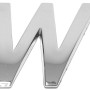 Eufab 3D Autoaufkleber W in Chrom-Optik für die individuelle Außenausstattung.