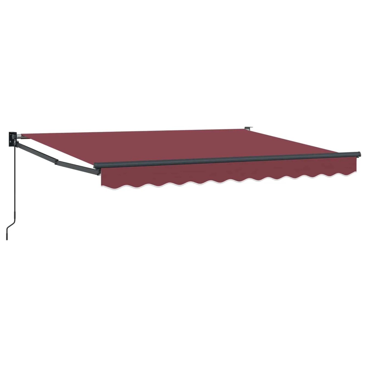vidaXL Manuell Einziehbare Markise Bordeauxrot 3 x 2 m 3419042