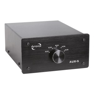 Dynavox HiFi Eingangs-Erweiterung AUX-B in Schwarz. HiFi-Zubehör für mehr Anschlussmöglichkeiten.