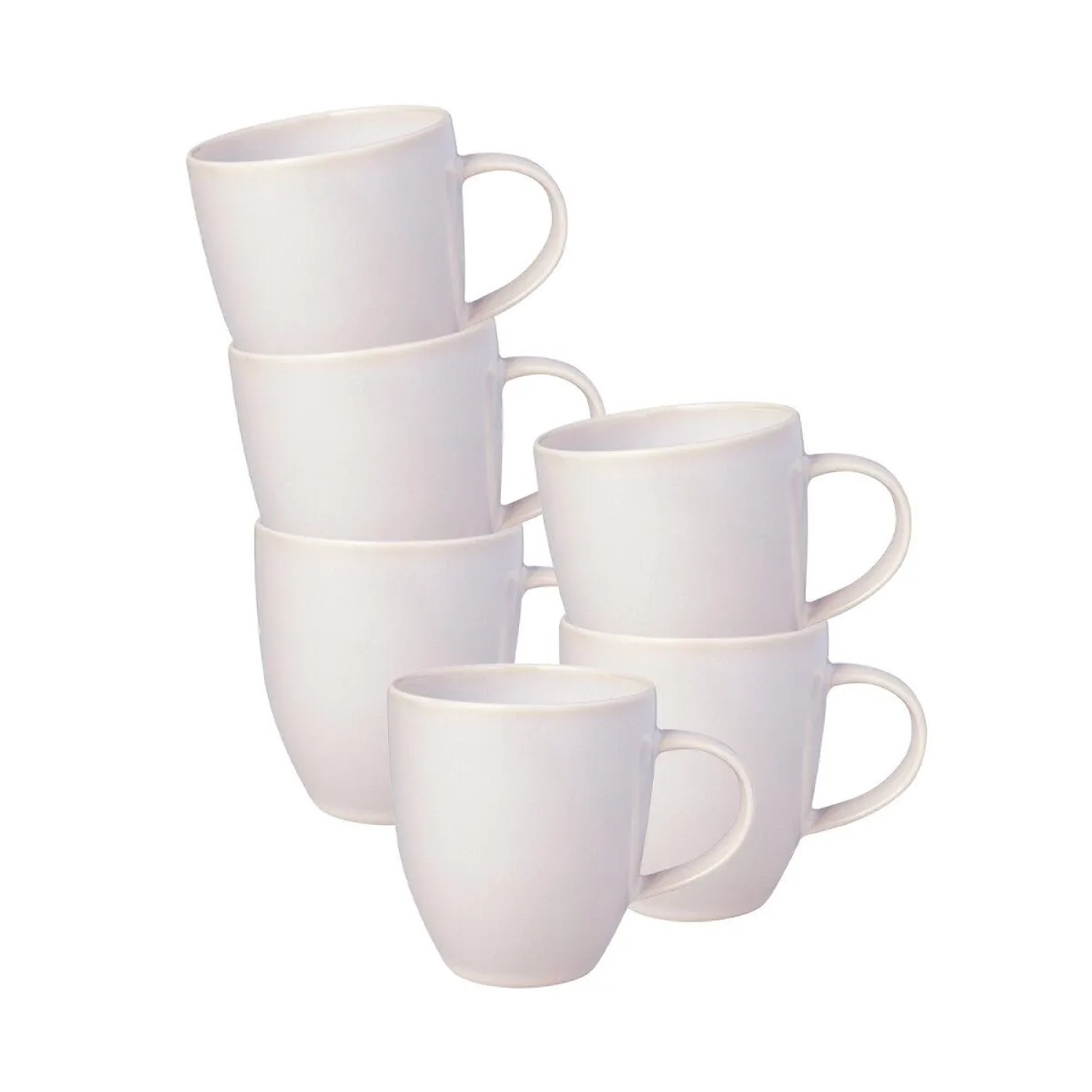 like. by Villeroy & Boch Crafted Kaffeebecher 358 ml 6er Set Cotton