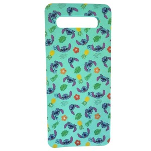 Blaues Disney Kniekissen mit Stitch-Motiv für Gartenarbeit und andere kniende Tätigkeiten.