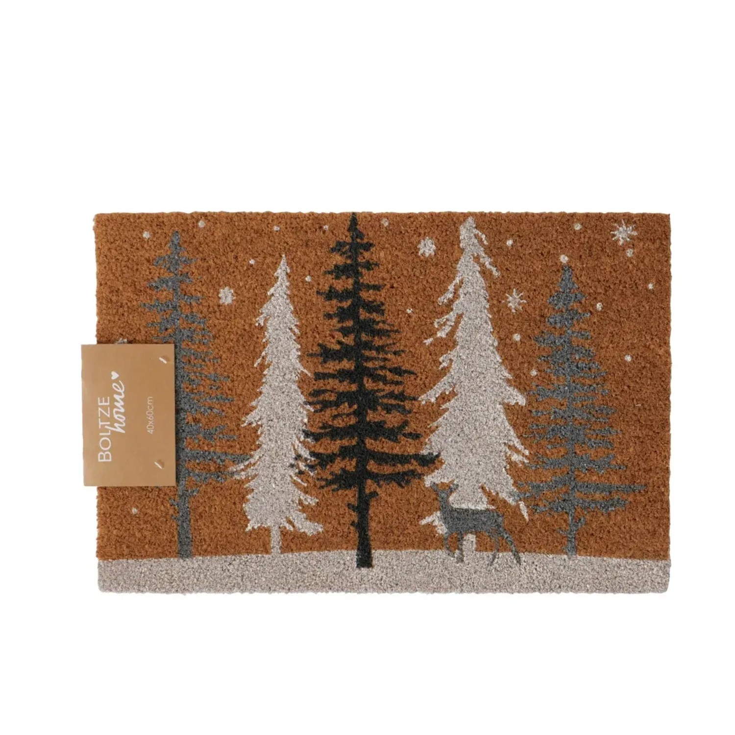 Boltze Fußmatte Vancouver 60 cm x 40 cm Natur-Grau
