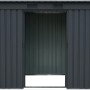 Pergart Metall-Gerätehaus Leipzig, anthrazit, 2 m², mit Schiebetür.
