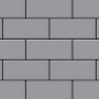 Matte, graue Mosaikfliesen aus Edelstahl im Subway-Stil. Ideal für Bad und Küche.