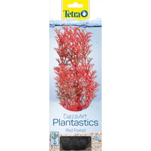 Tetra DecoArt Plant M Foxtail Red, rote Kunstpflanze für Aquarien, ca. 23cm hoch.