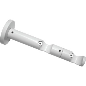 Gardinia Doppel-Kombiträger Chicago, weiß, für Gardinenstangen und Innenlaufstangen mit Ø 20 mm.