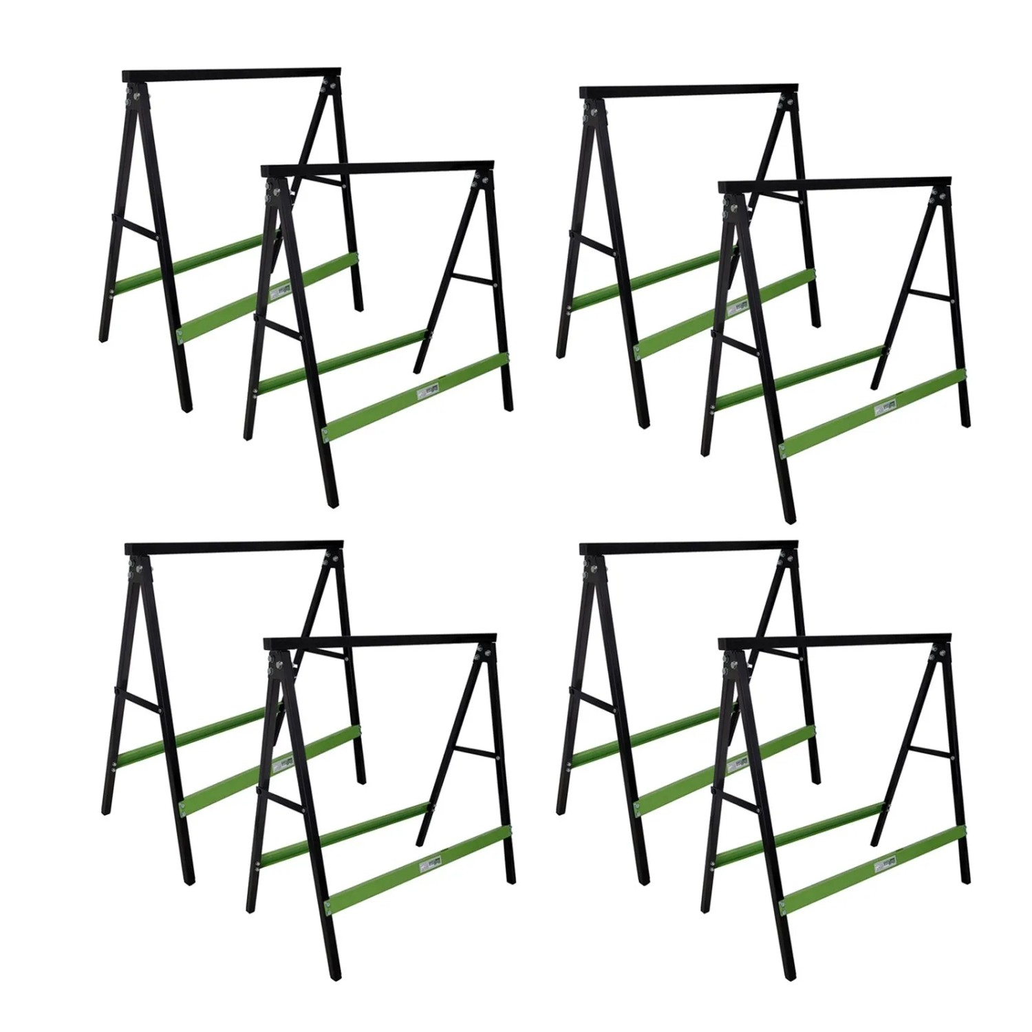 TRUTZHOLM 8x Klappbock Sägebock Klappbar 2er Sets Traglast 200 kg Paar