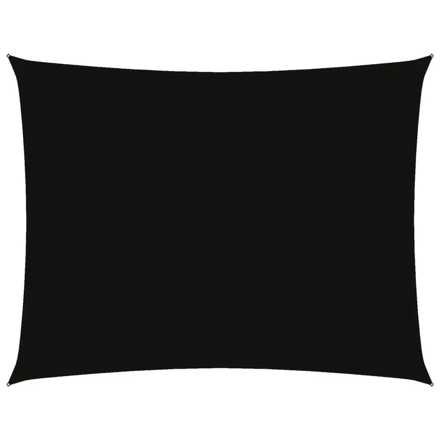 vidaXL Sonnensegel Oxford-Gewebe Rechteckig 3x6 m Schwarz 135763