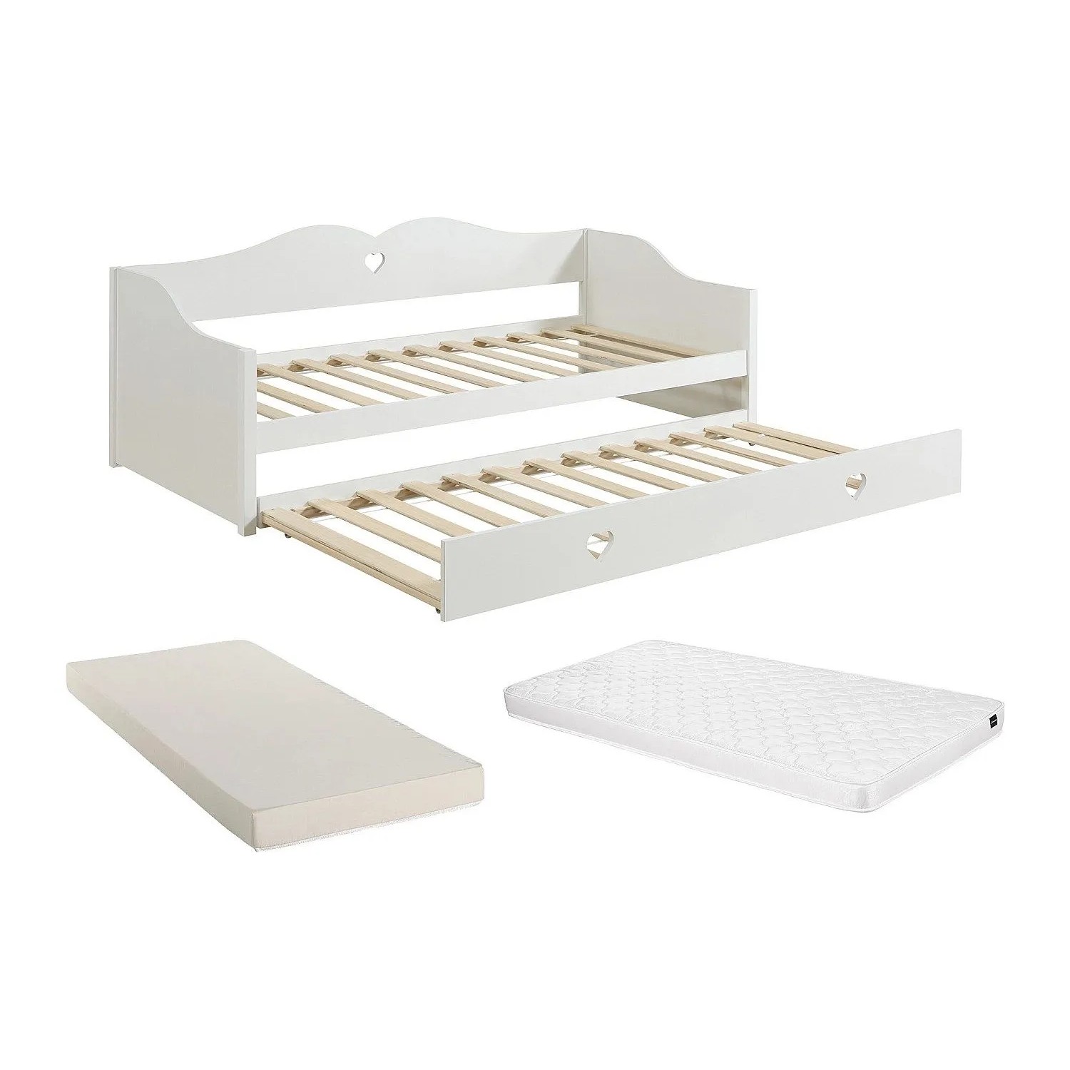 Vente-unique Sofabett Dastiva Weiß 200 cm
