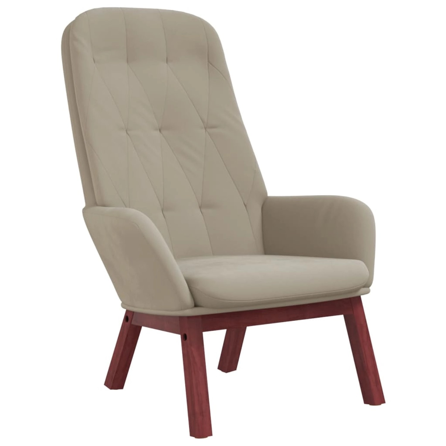 vidaXL Relaxsessel Hellgrau Samt 341218 günstig online kaufen