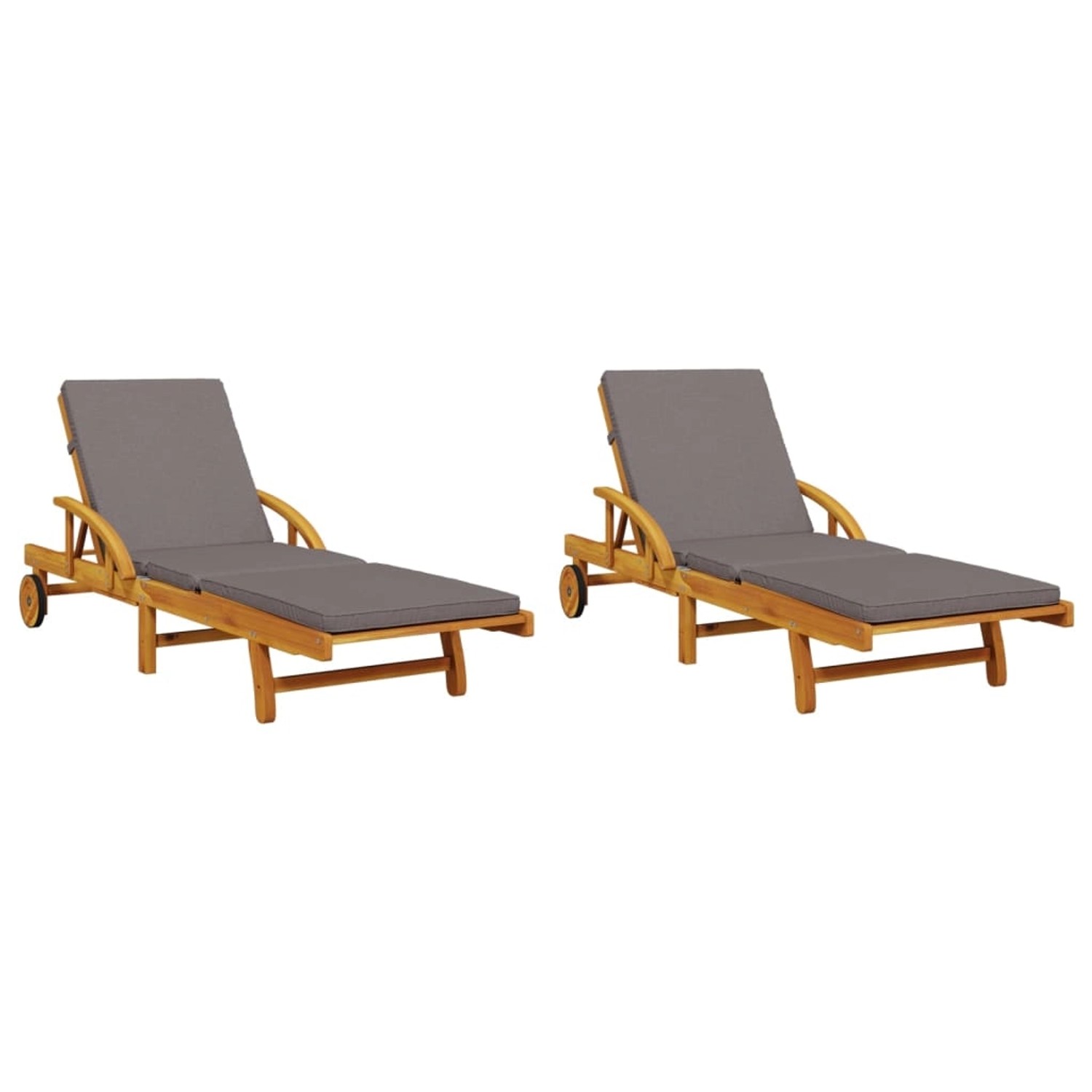 vidaXL Gartenliege Sonnenliegen 2 Stk. mit günstig online kaufen