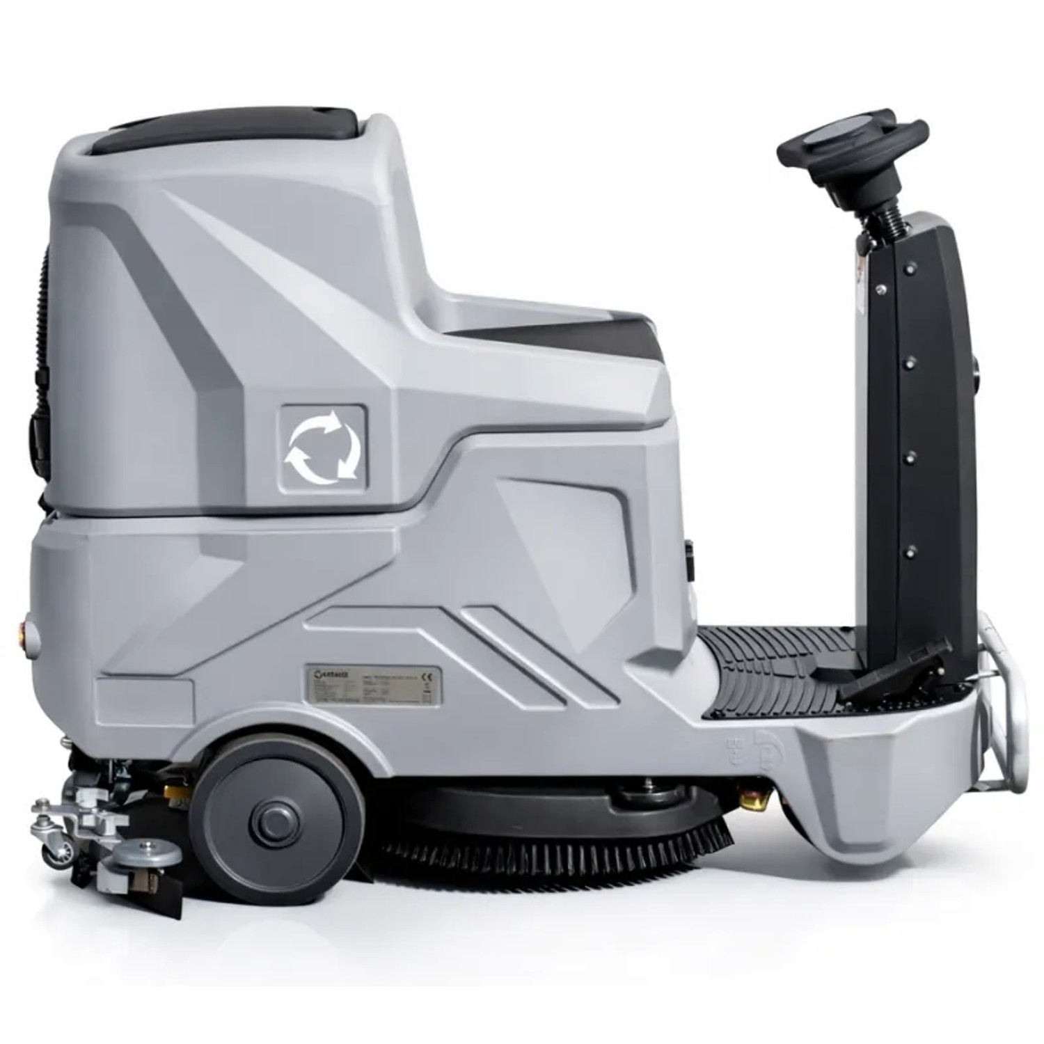 DeTec. Aufsitzscheuersaugmaschine DT FL70 mit 2 Akkus Scheuersaugmaschine 56 cm Bürstendurchmesser_2