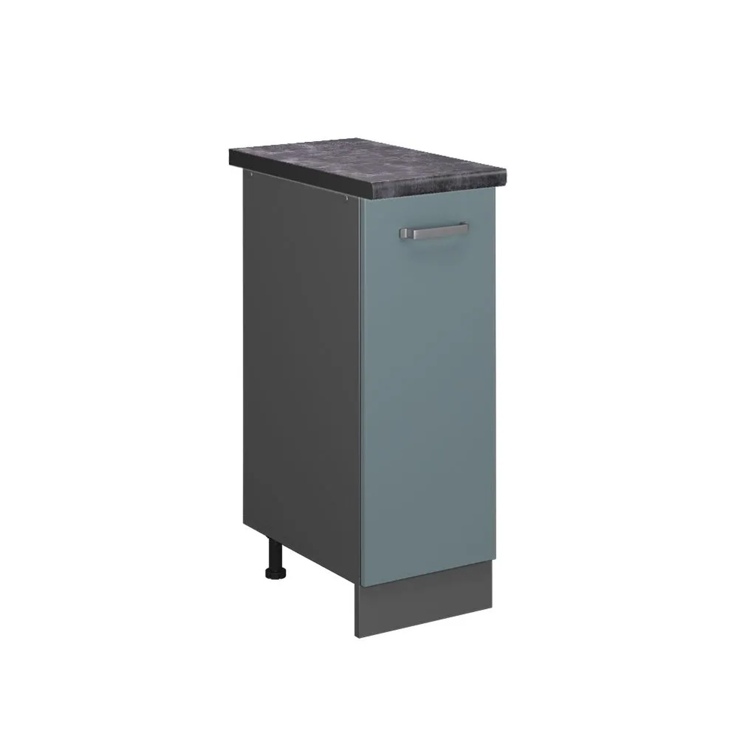 Vicco Apothekerschrank R-Line Blau-Grau Anthrazit 30 cm AP Anthrazit