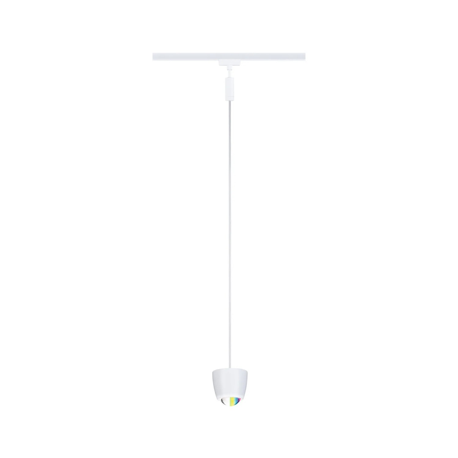 Paulmann Pendel Zigbee 3.0 Tyros URail RGBW Dimmbar Signalweiß Ø 10 cm x 10,3 cm