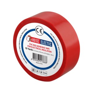 HOROZ Isolierband 19 mm x 9 m PVC Rot Elektro Isolierklebeband Selbstklebend Stark Haftend 1 Stück