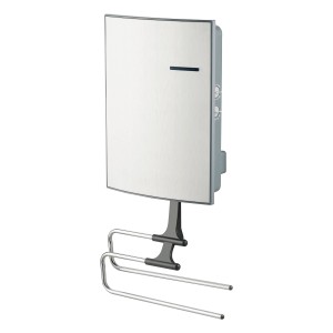 OBI Badschnellheizer mit Handtuchhalter, 2kW, zur Wandmontage im Bad.